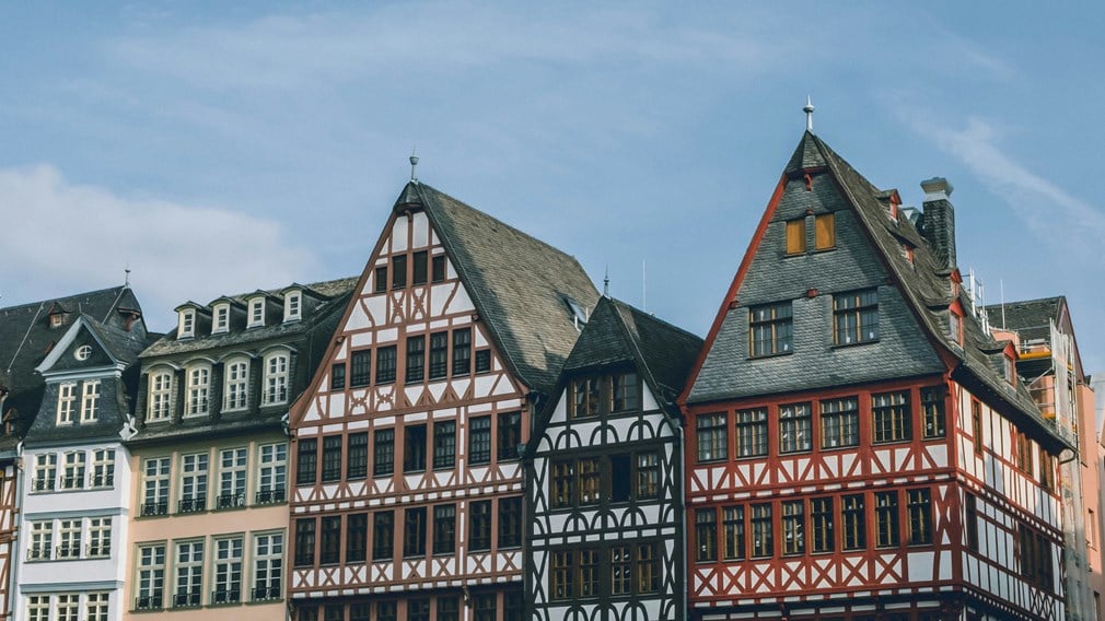 Traditional houses in Frankfurt