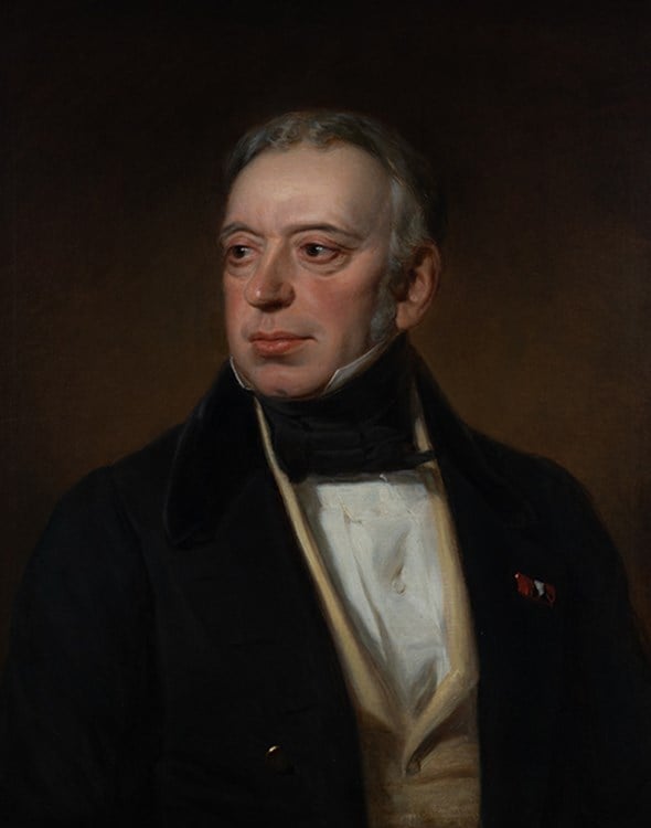 Classical oil painting of Salomon von Rothshild