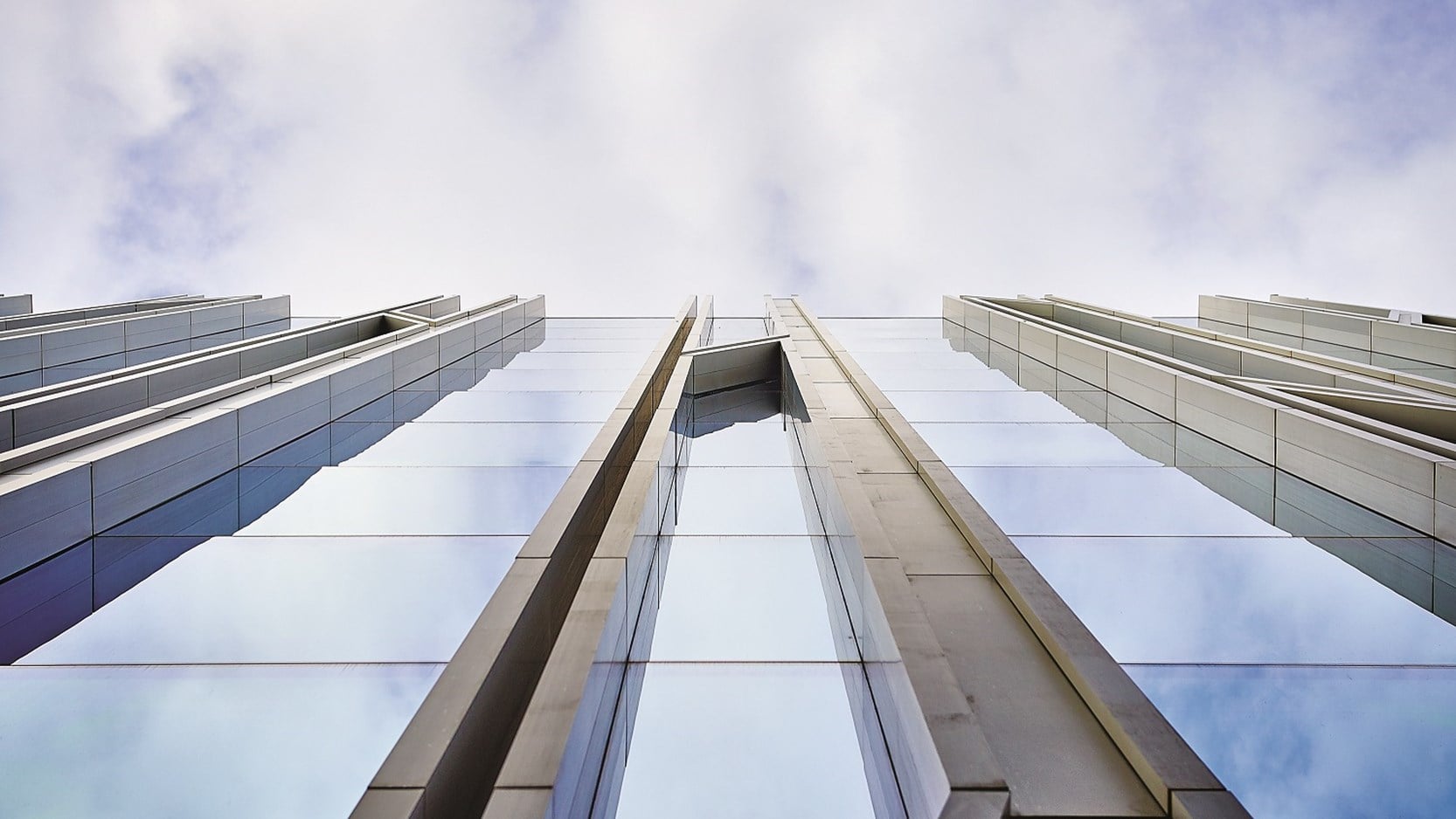 The outside wall of glass and steel of Rothschild & Co's New Court office in  London