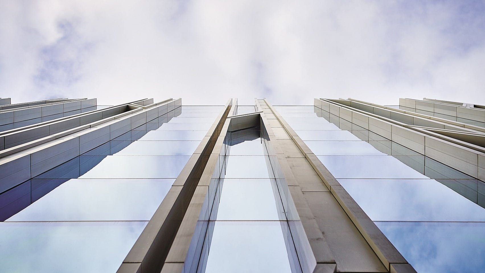 The outside wall of glass and steel of Rothschild & Co's New Court office in  London