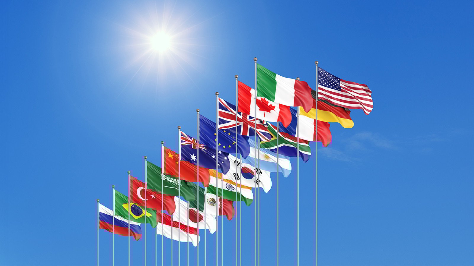 Image of flags