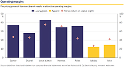 Investment views Luxury apparel operating margins small