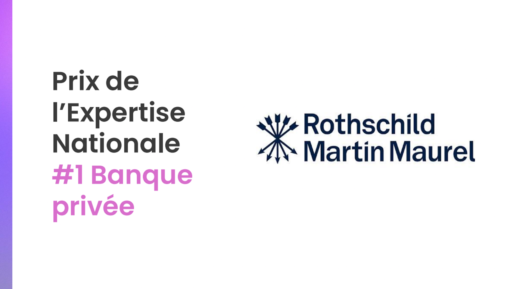 Prix de l'expertise nationale rothschild martin maurel