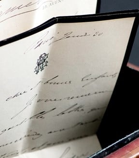 Historic handwritten Rothschild letter