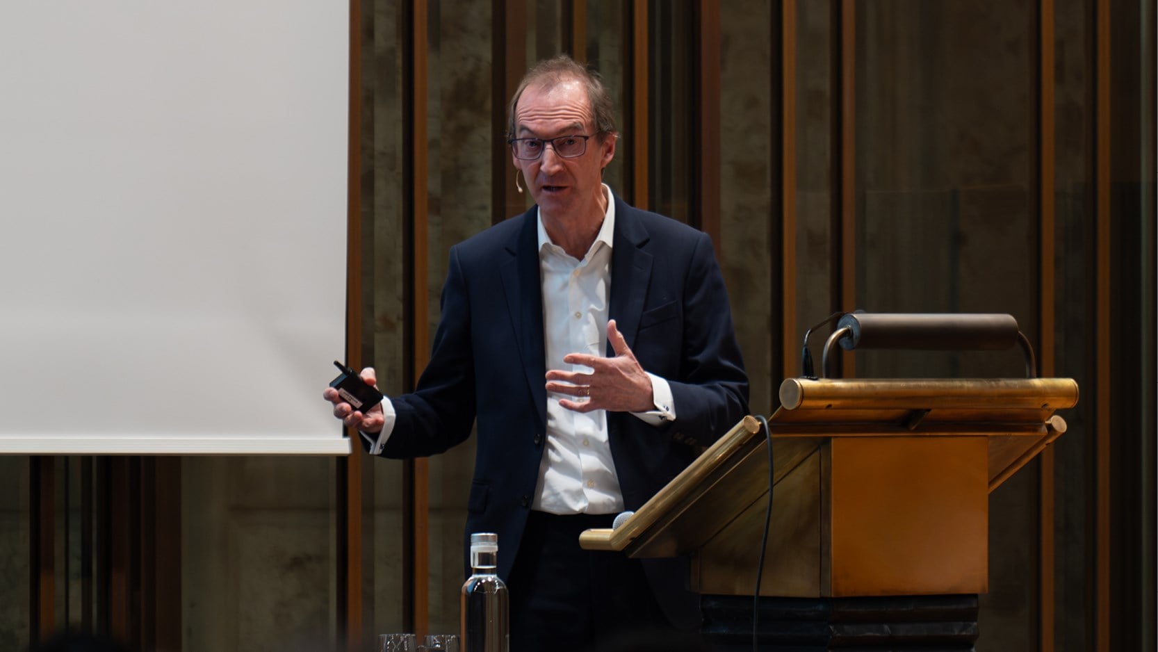 man doing a speech