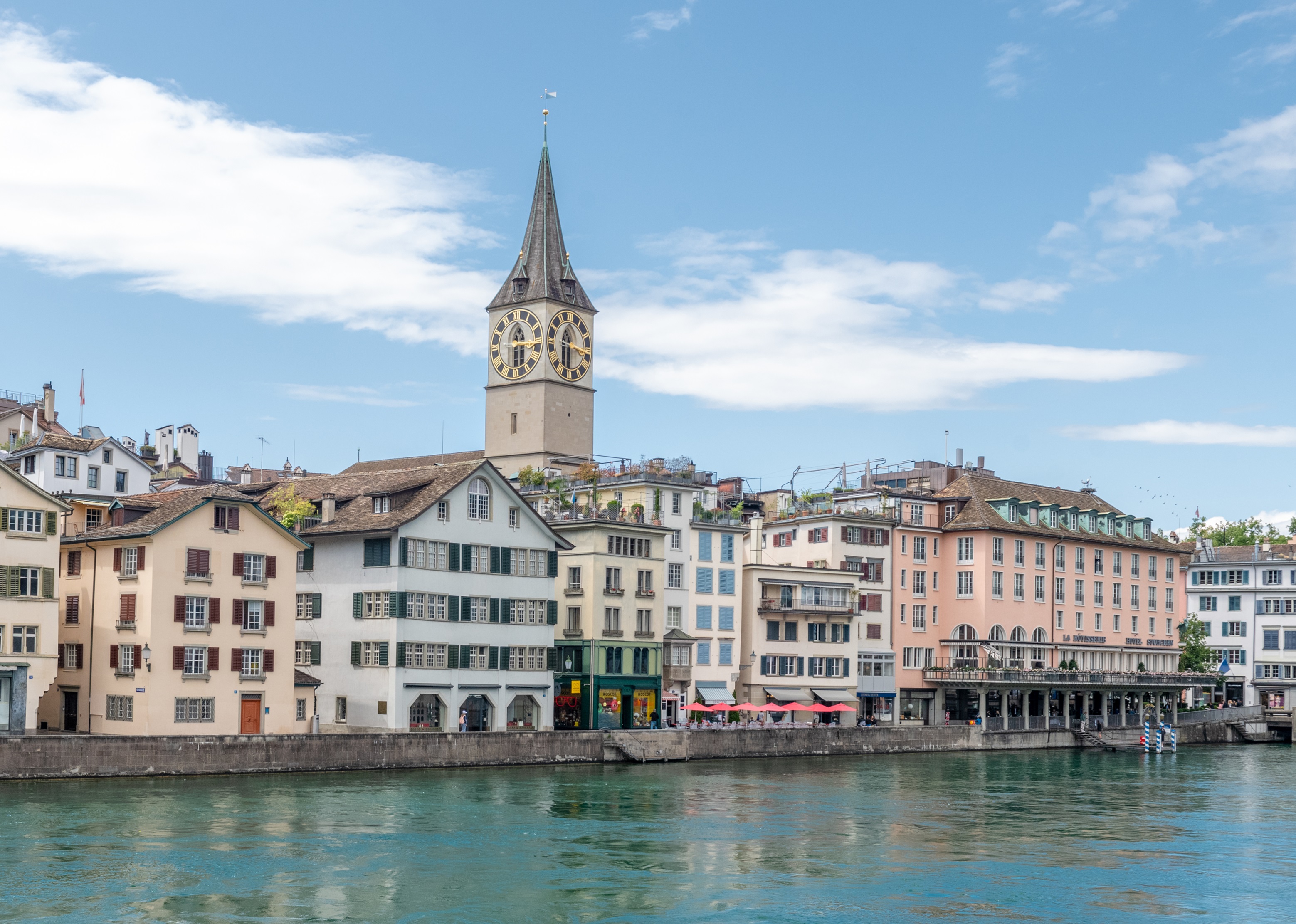 Zurich river view