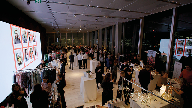 An overview shot of the Buy Women Built Event at Rothschild & Co
