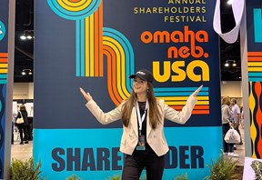 Shannon Magee at the Berkshire Hathaway event