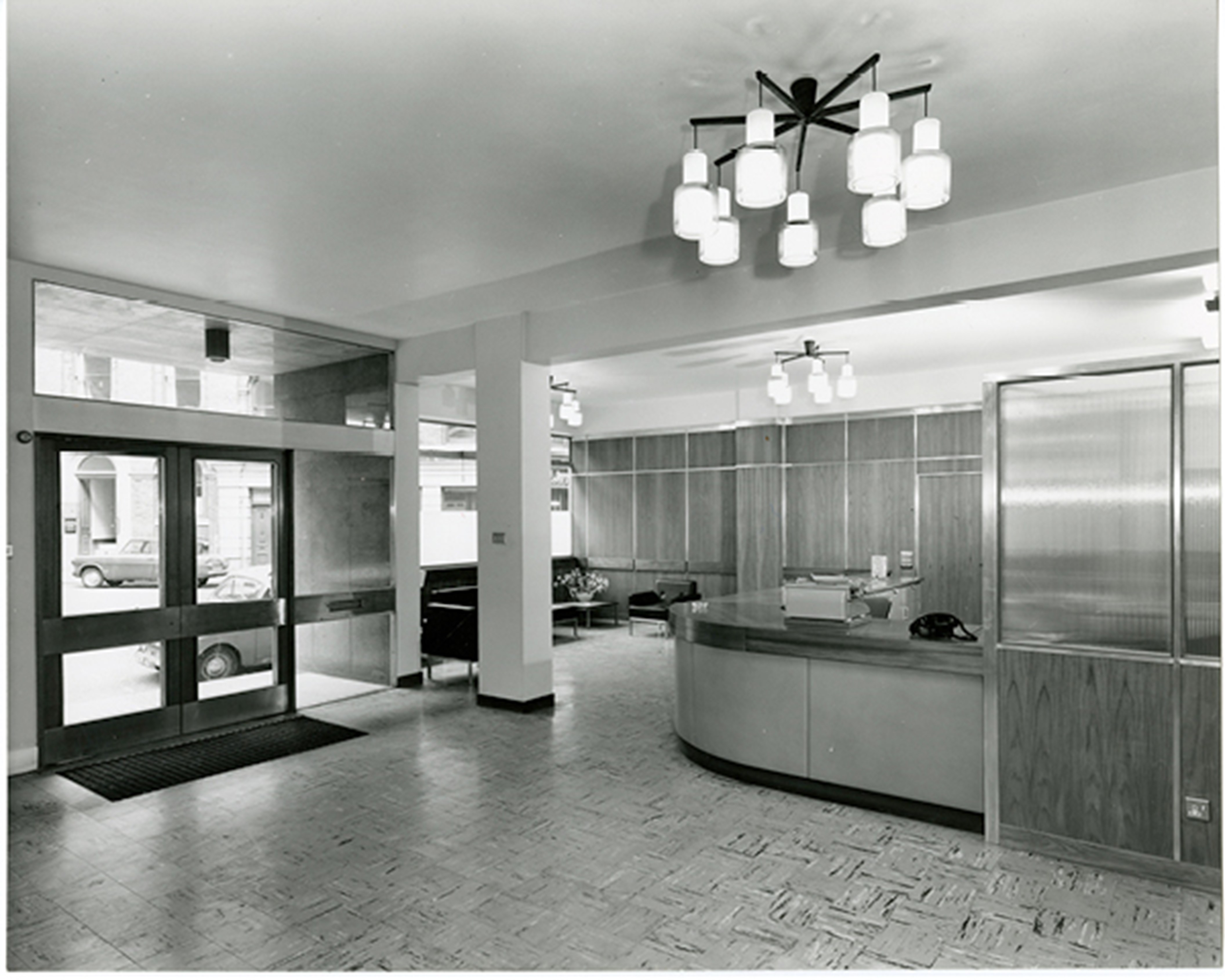 Images of the Manchester office at 3 York  Street, taken just before the opening of the  office in February 1964