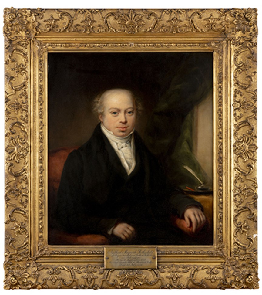Portrait of Nathan Mayer Rothschild  (1777–1836) by Moritz Oppenheim