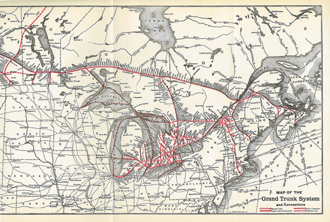 In 1903, the company entered into an agreement with the Canadian government to build a railway system from the Atlantic to the Pacific. To meet the huge cost of construction of the line from Winnipeg, Manitoba to Prince Rupert, British Columbia, N M Rothschild & Sons issued £3m worth of bonds for the Grand Trunk Pacific Railway Company in 1905, with a further bond issue in 1909 of £2m. Work began in 1905, and the Grand Trunk Pacific Railway opened to traffic in 1914.