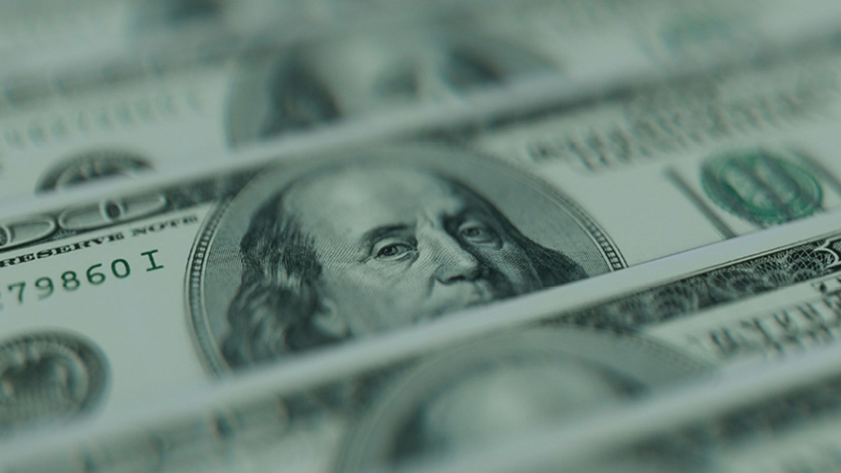 Close up shot of the dollar