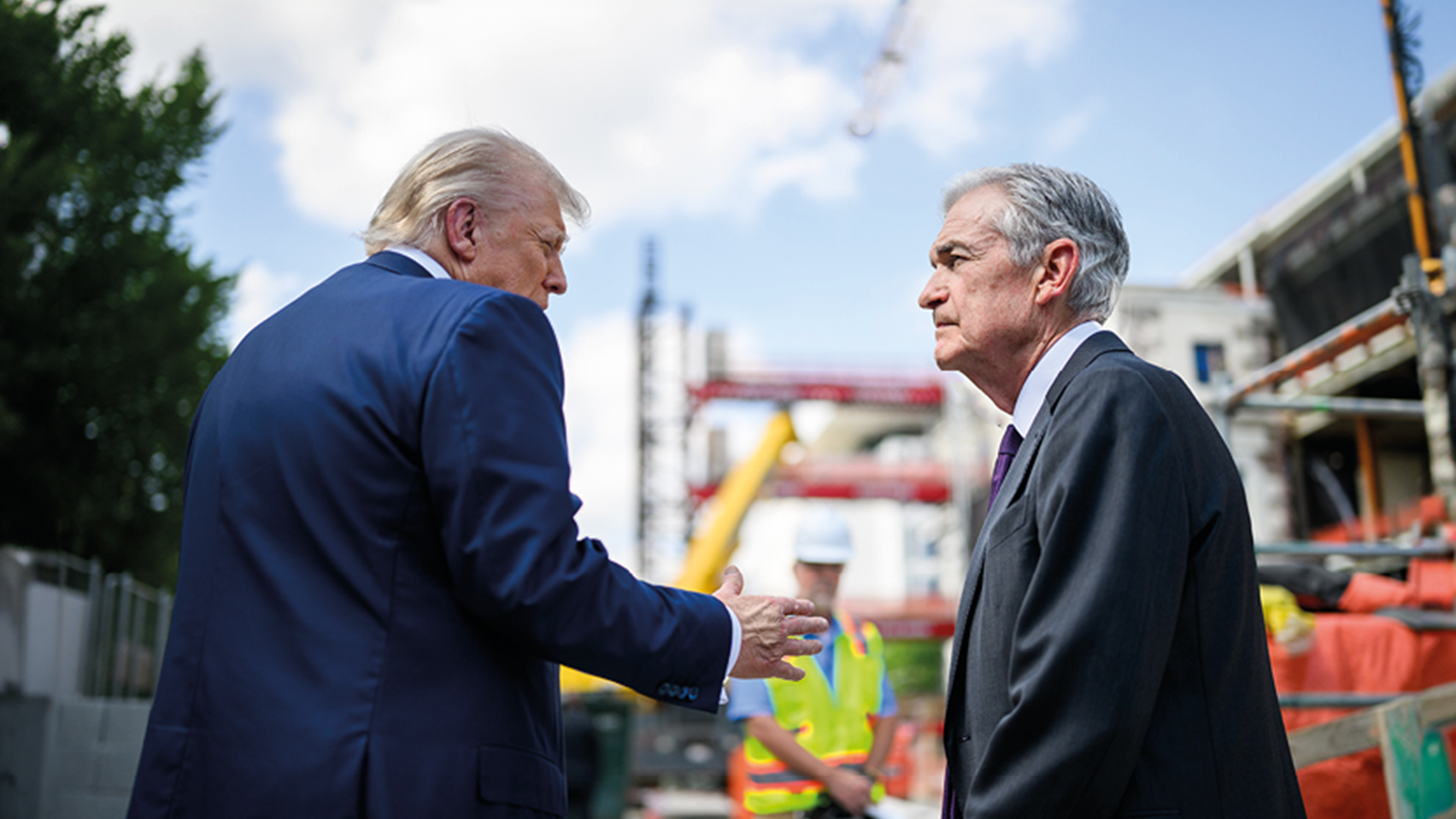 President Trump and Jerome Powell