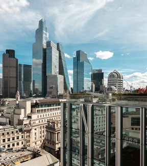 Skyline image of London featuring the Rothschild & Co