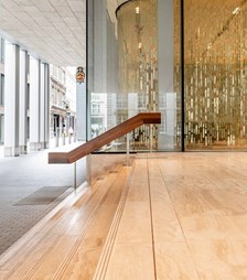 View of the stairs from the Rothschild & Co New Court office
