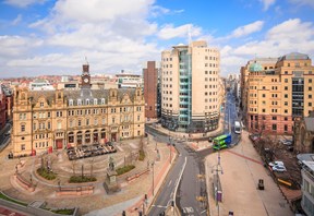 Image taken on King Street in Leeds