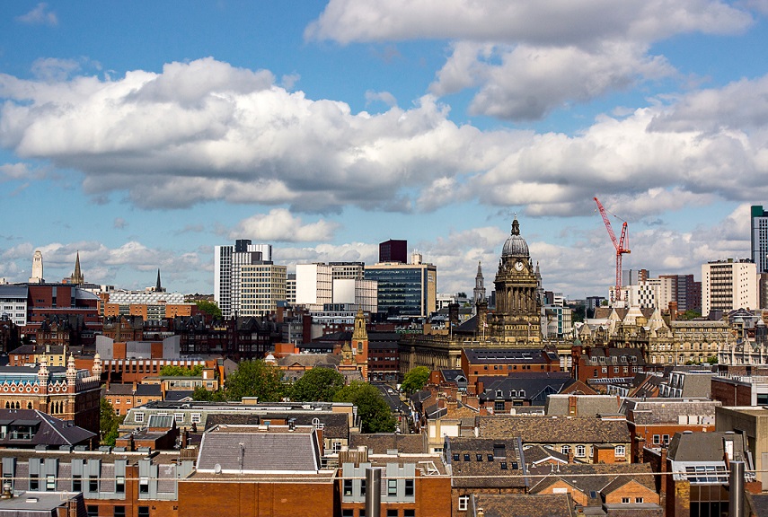 Image of the leeds city skyline