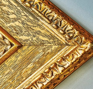 Edge of photo frame at New Court