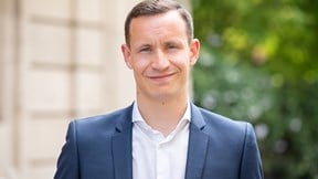 Close-up of Rothschild & Co analyst Baudoin